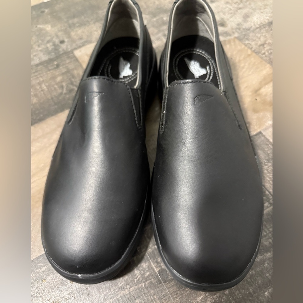 Red Wing Shoes Women’s Black Leather Slip-On Work Shoes‎ Size 6.5